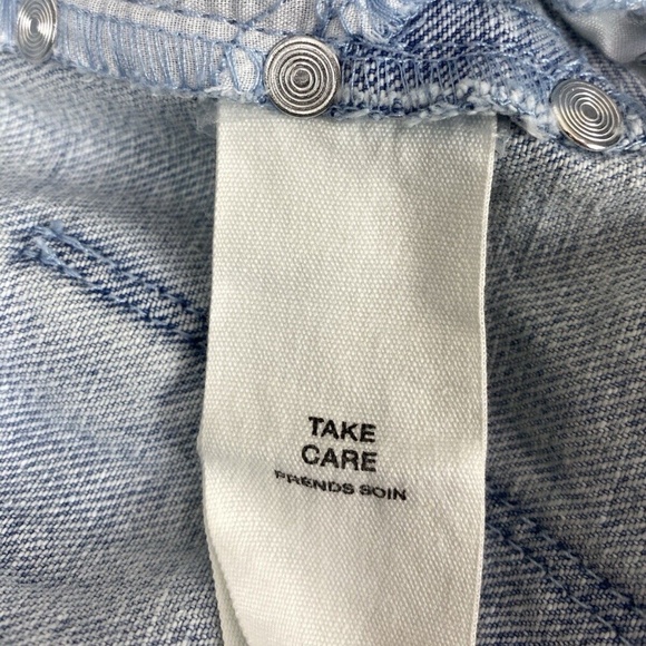 Avec Les Filles Jeans Studded High Rise Wide Leg Size 27 Sabine Wash - Picture 13 of 13